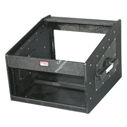 GATOR GRCW-10X4 - рэковый кейс, 10U верх, 4U низ, дерево, черный, со съемным чехлом - фото 23265