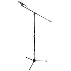 ONSTAGE MS7500 - набор для пения - динам.микрофон,стойка-журавль, мик.держатель, кабель XLR-Jack 6м - фото 23962
