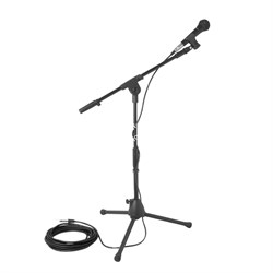 ONSTAGE MS7515 - детс.набор для пения - дин.микроф,стойка-журавль1,27м,держатель.,каб. XLR-джек 6м - фото 23964