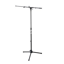 ONSTAGE MS7701TB - микрофонная стойка телескопический журавль, тренога, регулируемая высота, черная - фото 24078