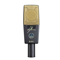 AKG C414 XLII - микрофон студийный 5 диагр. напр.с улучш.характеристикой Поп-фильтр PF80  и антивиб - фото 24562