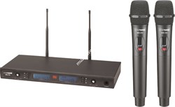 INVOTONE WM250 - радиосистема UHF 716-726мГц, два динамических микрофона - фото 25162