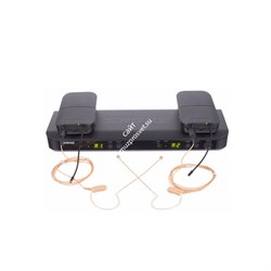 SHURE BLX188E/MX53 M17 662-686 MHz двухканальная радиосистема с двумя головными микрофонами MX153 - фото 25238