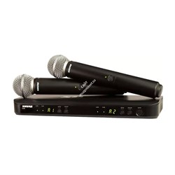 SHURE BLX288E/SM58 K3E 606-636 MHz - 2-х канальная радиосистема с 2-мя ручными передатчиками SM58 - фото 25249