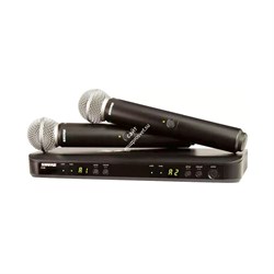 SHURE BLX288E/SM58 M17 662-686 MHz - 2-х канальная радиосистема с 2-мя ручными передатчиками SM58 - фото 25250
