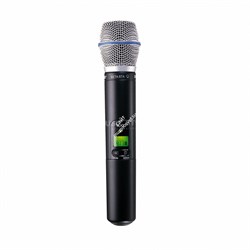 SHURE SLX2/BETA87A P4 - ручной передатчик системы SLX с микрофонным капсюлем BETA87A (702 - 726 MHz) - фото 25266