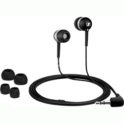 Sennheiser CX 300 II Precision Black - Миниатюрные наушники-вкладыши, 19-21000 Гц, 16 Ом, чёрные - фото 25333