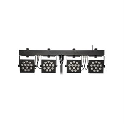 INVOLIGHT MLS HEX48 - светодиодный прожектор RGBWA/UV 12х12 Вт, кейс, ножной и ИК ДУ- пульт - фото 25420