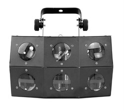 INVOLIGHT OB200 - LED многолучевой световой эффект, 6 линз, 18х 3Вт RGB, DMX-512, авто режимы - фото 25641