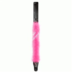 Gypsy Rose GR2SP/BK - Гитарный ремень, чёрная кожа+розовый мех - фото 25744