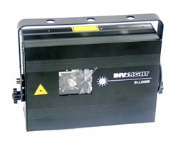Involight SLL200B - лазерный эффект, красный 150 мВт, синий 50 мВт, DMX512 - фото 26075