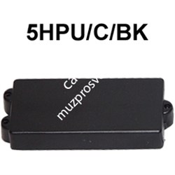 DR. PARTS 5HPU/C/BK - звукосниматель humb для 5-струнной бас гитары, закрытый, чёрн. - фото 26605