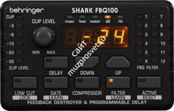 BEHRINGER FBQ100 - подавитель обрат.связи,один канал,встроенный микр. предусилитель, линия задержки - фото 26891