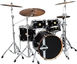 Ddrum PMP 522 PBLK - ударная установка (2 коробки), 5 бараб.,клен, без стоек, тарел. и стула - фото 27497