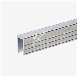 AdamHall 6200 - профиль-канал алюминиевый П-образный (паз 7 мм). Длина 4м (цена за 1 м) - фото 27629