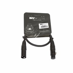 INVOTONE ADC10050 - кабель DMX с разъемами XLR(папа) <- > XLR(мама), длина -0.5 м - фото 27753