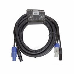 INVOTONE ADPC1005 - кабель смежный 3х1.5мм2 , 2х0.22мм2  PowerCon in/out - XLR DMX in/out  5 м - фото 27758