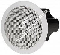 Tannoy OCV 6-WH белый подвесной коаксиальный громкоговоритель цилиндрической формы. Закрытый корпус. Номинальная/программная/пиковая мощн. 60 /120 /120 Вт. Сопр. 16 Ом. 70/100В до 60Вт, ВЧ - 0,79''.  Диапазон 60Гц-30кГц. Материал корпуса - пластик и сталь - фото 28041