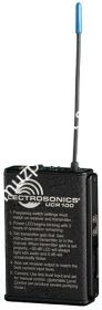 Lectrosonics UCR100-22 (563 - 588МГц) компактный аналоговый приемник. 256 фиксированных частот с шагом 100кГц. Встроенная антенна. Питание "Крона". Выход 3,5мм TRS — мини-джек - фото 28171