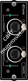 Soundcraft SiO DANTE опциональная карта Si серии. Cat5 Dante интерфейс. 64 канала передачи данных. Не совместима с Si+ - фото 28220