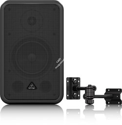 Behringer CE500A-BK 2-полосная активная АС 5,5"+0,5" 80Вт с настенным креплением, цвет черный - фото 28360