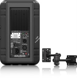 Behringer CE500A-BK 2-полосная активная АС 5,5"+0,5" 80Вт с настенным креплением, цвет черный - фото 28362