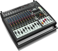 Behringer PMP4000 микшер-усилитель (8 моновходов, 4 стереовхода) 2 х 800Вт•4Ом, мастер-эквалайзером, процессором эффектов и функцией подавления вокала в фонограмме - фото 28424