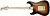 FENDER SQUIER BULLET TREM HSS BSB электрогитара, HSS, цвет санберст - фото 28641