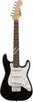 FENDER SQUIER MINI STRATOCASTER RW BLACK мини электрогитара, цвет чёрный - фото 28642