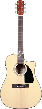 FENDER CD-60SCE NAT электроакустическая гитара, топ - массив ели, цвет натуральный - фото 28683