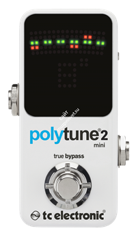 TC ELECTRONIC POLYTUNE 2 MINI педальный тюнер в уменьшенном корпусе - фото 28795