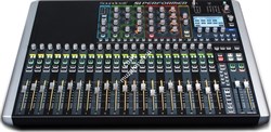 Soundcraft Si Performer 2 цифровой микшер, 8 VCA групп, DMX выход, 24 мик/лин XLR входа, 16 XLR выходов, 8 лин. TRS входов, AES вх/вых, 4 проц. эффектов, Word Clock, MIDI вх/вых, 2 слота для карт расширения. 22 фэйдера в одном слое. HiQnet Ethernet порт.  - фото 28847