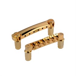 Samick LP Bridge GD - Порожек нижний для эл. гит. типа Les Paul, Gold. - фото 29308