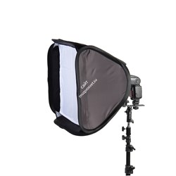 Софтбокс EB-060 (40*40cm) с переходником для накамерных вспышек, шт - фото 29849