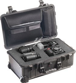 Защитный кейс Pelican 1510 с поропластом и органайзером для ноутбука - фото 31021