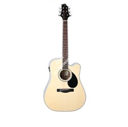 GREG BENNETT GD101SCE/N - электроакустическая гитара с вырезом, ель, актив., цвет натуральный - фото 31389