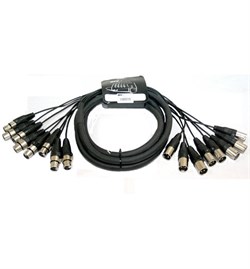 INVOTONE SNX85 - аудио мультикорная система веерный хвост, 8 XLR MALE*8 XLR FEMALE, длина 5 метров - фото 31743