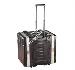 GATOR GRR-8L - рэковый кейс на 8U, стальные рельсы, глубина 19", на колесах, пластик. - фото 31795