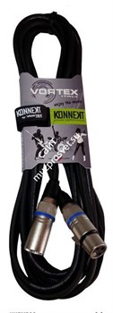 KKFM300 / Кабель готовый микрофонный серии "KONNEKT", XLR3M - XLR3F, длина 3м / VORTEX - фото 33537
