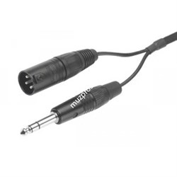 BEYERDYNAMIC K 190.40  Кабель для DT 19*/28*/29*, с разъемами 3-pin XLR "папа" и 1/4" джек, 1.5 м. - фото 34721