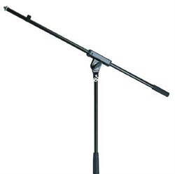 K&M 21070-300-55 микрофонная стойка `журавль`, металлические узлы, высота 900-1600 мм, журавль 805 мм, цвет черный, сталь - фото 35269