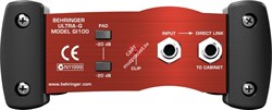 BEHRINGER GI100 - активный гитарный DI-бокс с имитацией спикера - фото 35462