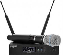 SHURE QLXD24E/SM58 P51 710 - 782 MHz вокальная радиосистема с ручным передатчиком SM58 - фото 35791