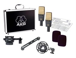 AKG C414XLII/ ST подобранная стерео пара студийных микрофонов С414XL II - фото 36165