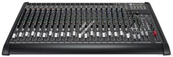RCF L-PAD 24CX USB (17140071)  Микшерный пульт, 18 микрофонных входов, 4 стерео входа, 3 AUX, 1 FX посыл, процессор эффектов, компрессор на 14 микрофонных входах, 3-полосн. полупараметр./4-полосн. EQ, USB интерфейс, 4 подгруппы, внутренний БП. Слот для ин - фото 36363