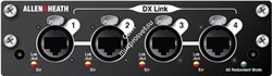 DLIVE-M-DL-DXLINK-A / Карта DX Link, 128 входов, 128 выходов, 4 DX порта / ALLEN&HEATH - фото 36800