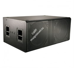 GP218-sw / Сабвуфер  2х18"; 1700Вт; 31,4Hz - 240Hz; 140.5дБ, 508 x 1198 x 762 мм, 86.6 кг / QSC - фото 36837