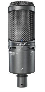 AT2020USB+/студийный кардиоид. конденс. микрофон с большой диафрагмой/AUDIO-TECHNICA - фото 37560