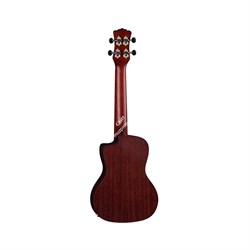 LUNA UKE VMC CE RDS - укулеле концертное, с подключением,тюнер,цвет "Красный атлас" - фото 37815