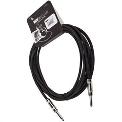 INVOTONE ACI1003/BK - инструментальный кабель, 6,3 джек моно <-> 6,3 джек моно, длина 3 м (черный) - фото 38063